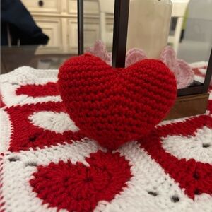 Crochet Heart Decor